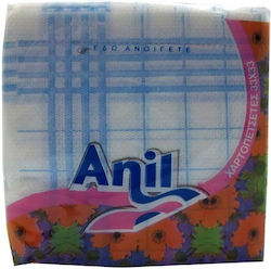 Χαρτοπετσετες Anil 33x33 Μπλε 60φ Καρω