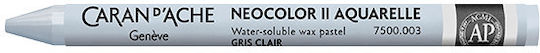 Caran D’ache Κραιγιον Κερινο Ακουαρελας Neocolor Ii Ανοιχτο Γκρι 10 Τεμαχια