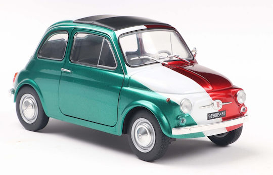 1/18 Fiat 500 Tribute to Italy W Closed Roof 1965 Red White Green