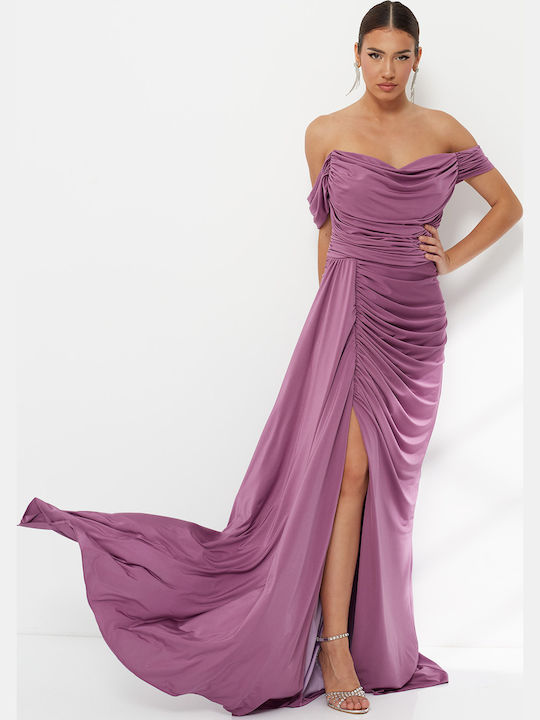 RichgirlBoudoir Maxi Evening Dress Drape with T...