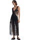 Desigual Women's Maxi Dress Beachwear Black