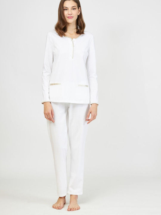 Harmony Set Pijamale pentru Femei White