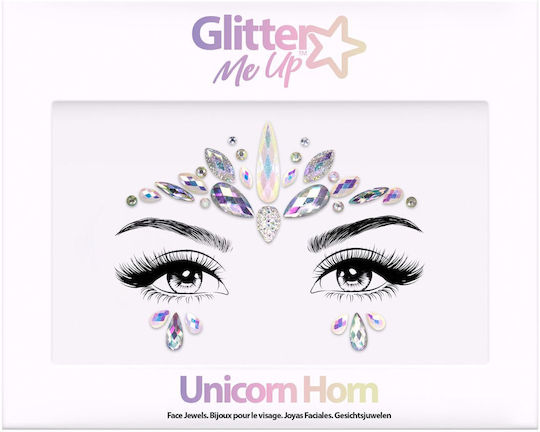 Körper-Aufkleber Schmuck Glitter Me Up Einhornhorn