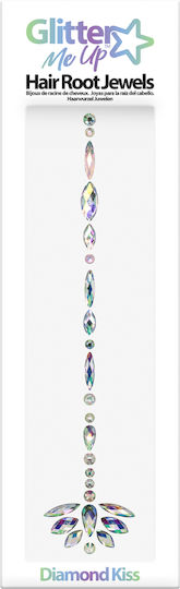 Körper-Aufkleber Schmuck Glitter Me Up Haare Diamond Kiss