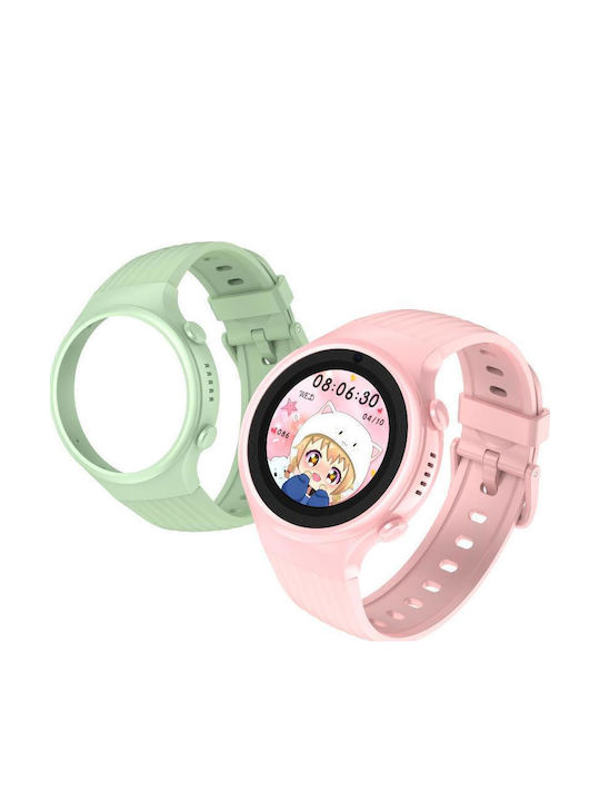 Kiddoboo Kids Smartwatch WatchMe 4G K5 With GPS & Camera Pink Mint