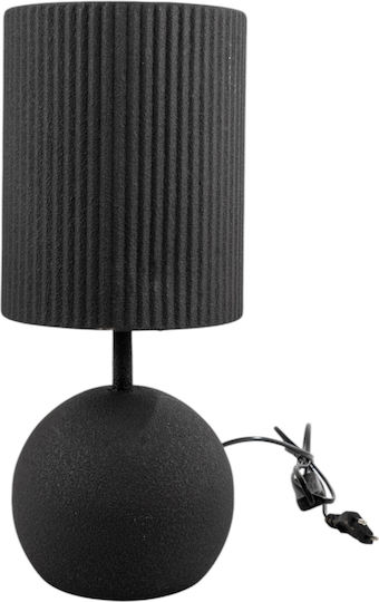 Zen Collection Metall Tischlampe mit Schwarz Schirm und Basis