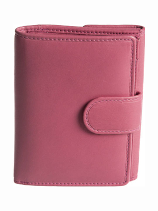Fetiche Leather Δερμάτινο Γυναικείο Πορτοφόλι Ροζ