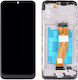Screen with Touch Mechanism and Frame for Samsung Galaxy A03s A037G (Black)
