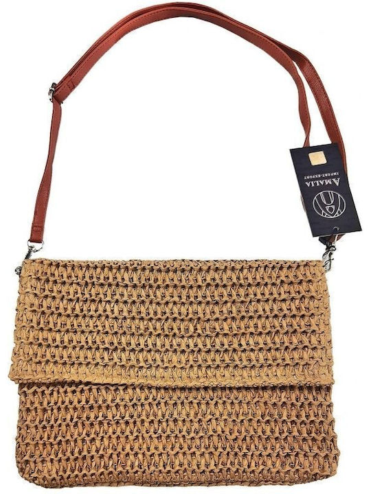 Summertiempo Stroh Strandtasche Beige