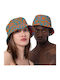 Miami Beach Fabric Women's Bucket Hat Orange