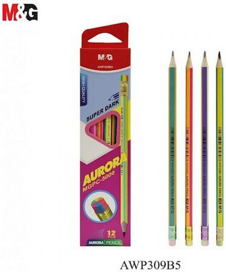 M&g Bleistift Aurora Super Dunkel 2b