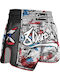 Muay Thai Boxershorts 8 Weapons Cut Like A Blade 2.0 Weiße