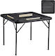 Vevor Table for Camping Foldable 35.4x35.4cm Black