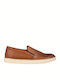 Leder Herren Mokassins in Braun Farbe