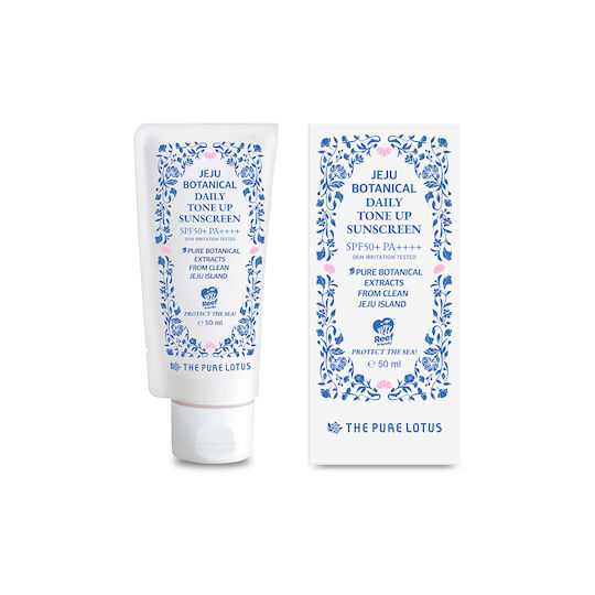 The Pure Lotus Jeju Botanical Sunscreen Face SPF50+ with Color 50ml