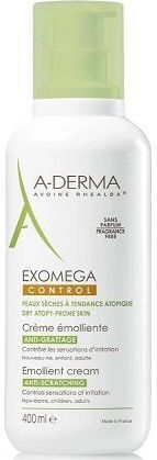 A-Derma Exomega Control Emollient Κρεμοσάπουνο 2x400ml