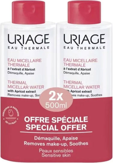 Uriage Apă Micelară Termală Demachiant pentru Față 2x500ml