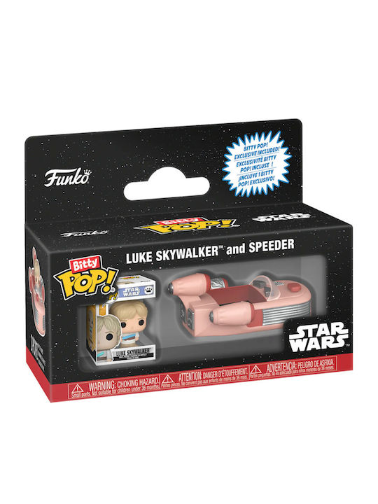 Funko Bitty Pop! Filme: Krieg der Sterne - Luke Skywalker And Speeder