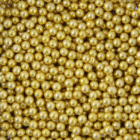 Cake Land Dekorative Knusperkugeln Goldene 50gr