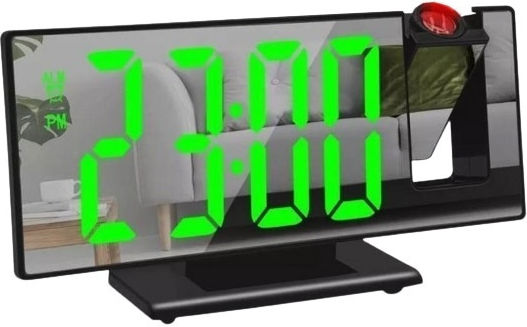 Ceas Digital de Masă cu Alarmă Negru D6R03WYBM