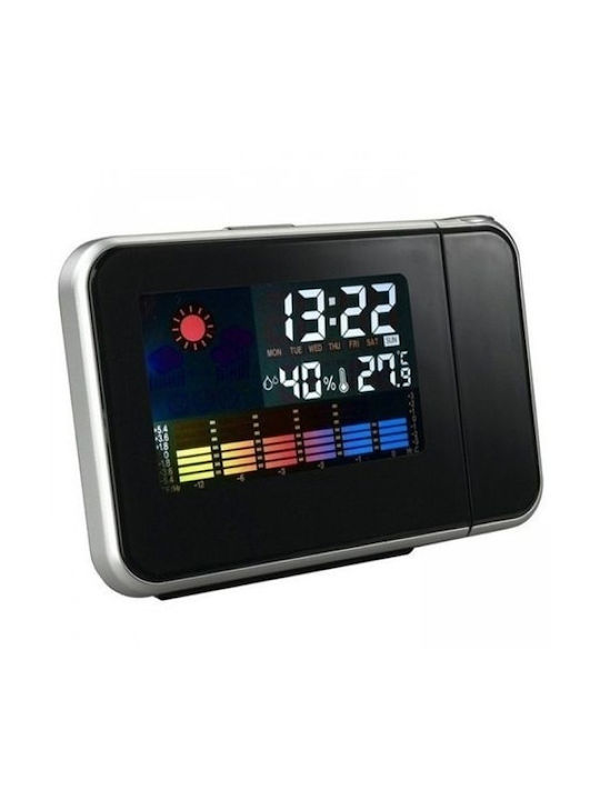 Ceas Digital de Masă cu Alarmă Negru DB7FXQBBM