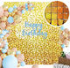 Hintergrund Fotos Panel Wand Gold Fotografisch 30x30cm Laser Gold