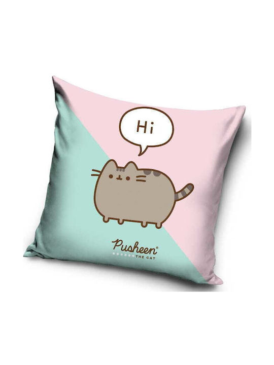 Children's Pillow 40x40 Pusheen Cat Velvet