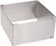 Adjustable High Edge 8cm Rectangular 15x15/28x28cm Baking Pan Mold