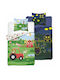 Detexpol Set Kinderbettbezug Einzel mit Kissenbezug Red 160x200cm
