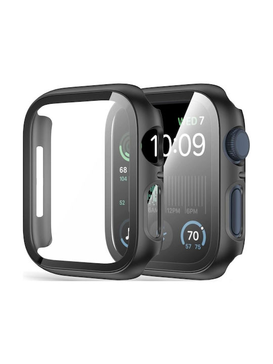 Rosso Пластмасов Калъф в Черен цвят за Apple Watch 9, 8, 7 (41мм)