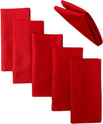 Kotonia Home Restaurant Linens Red 45x45cm 10pcs