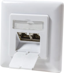Logilink Rj-45 Surface Mount Socket 2 Outputs Ftp Cable Cat6 Rj-45 M X 2 Shielded Plastic Metal Signal White 1 Pc "np0125" Logilink Rj-45 Surface Mount Socket 2 Outputs Ftp Cable Cat6 Rj-45 M X 2 Shielded Plastic Metal Signal White 1 Pc "np0125"