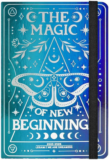 Legami Diary 2025-2026 16 Months Weekly 12x18 Cm Medium Weekly Diary Magic New Beginning Ag2616064