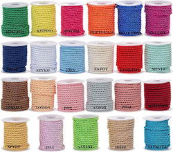 Palma Emporio Lace Linen Round 5mm Rhodes