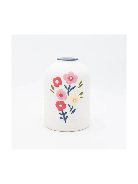 Διακοσμητικό Βάζο Keramik Weiß 13.4x12.8x19.2cm 1Stück