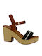 Sandals Anatomic with Strass Black
