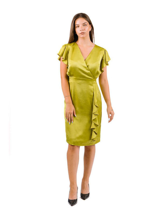 Vagias Rochie Nuntă Botez Verde