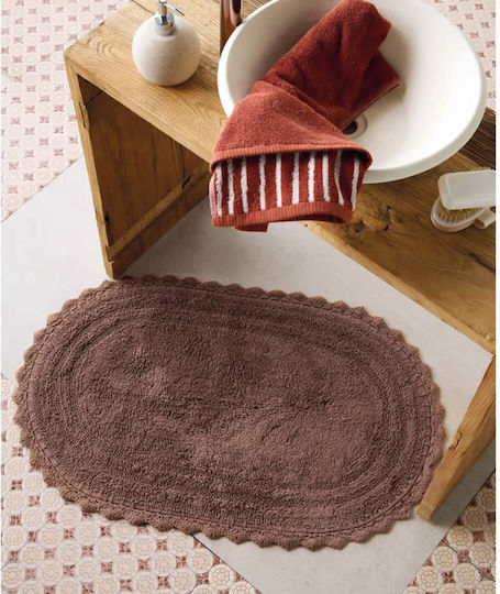 Kentia Set Badematten Baumwolle Oval Mack 000078270 43 70x110cm