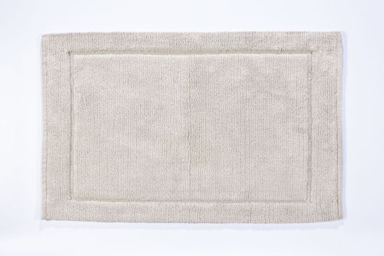Down Town Home Πατάκι Μπάνιου Βαμβακερό Light Beige 60x90εκ.