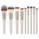 9 Четки За Грим Contouring Дървени Дръжки