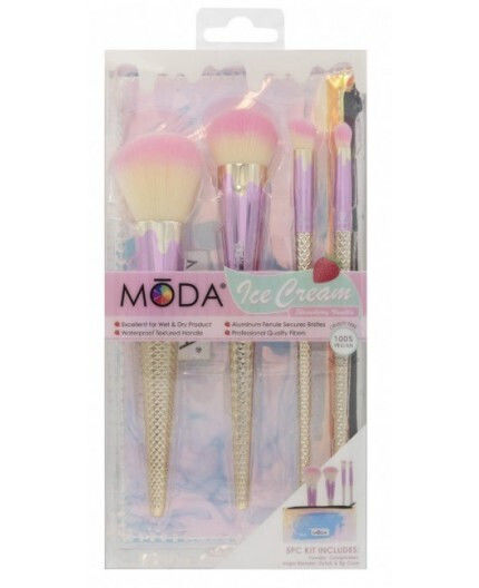 Royal & Langnickel Brushes Moda 5pc Strawbwrry Vanilla Ice Cream