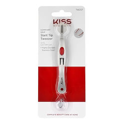Kiss Τριχολαβίδα Comfort Grip Λοξή Μύτη