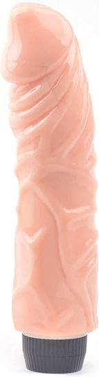 Vibrator Realist Penis Gros Culoare Bej 8.7''