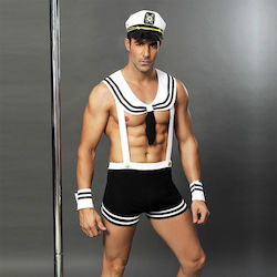 Herren Sexy Unterwäsche Seemann Kostüm Hut