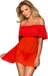 Subblime Short Dress Thong Red