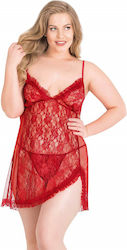 Plus Size Sexy Babydoll Samantha Red