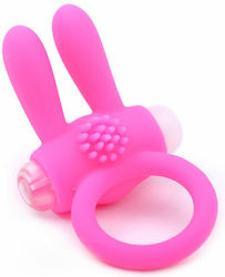 Silicone Pink Rabbit Vibrating Cock Ring