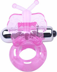 Pink Butterfly Cock Ring