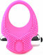 Pink Vibrating Cock Ring Clitoral Stimulator 3 Cm