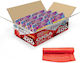 Etplast Sacuri de Gunoi Elite Polistratificate Parfumate cu Bandă de Dantelă Culoare Coral Portocaliu Giga Pack 400 Bucăți 52x75cm